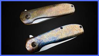 How to grind a lock face on a Frame lock Knife