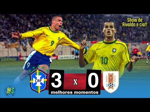 JOGO HISTÓRICO | BRASIL 3 X 0 URUGUAI - MELHORES MOMENTOS | COPA AMÉRICA 1999