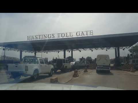 Sierra Leone West Africa - The way from Freetown to Moyamba town Driving video