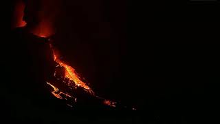 Cumbre Vieja, La Palma, Western Flank Weakens, Partial Collapses OCT 25, 2021 Part 1