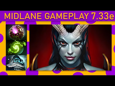⭐20+ Kills! Queen of Pain Mid Gameplay - Dota 2 Top MMR