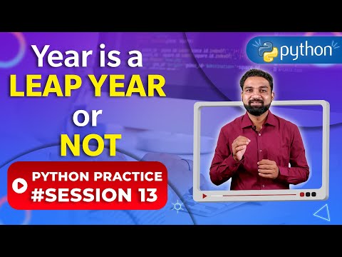 Leap Year Program In Python Python Practice 13 Newtum Solutions