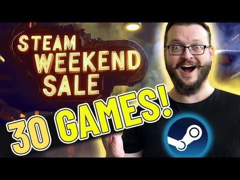 MASSSIVE Steam Weekend Sale! 30 AWESOME Games! Up to -92%! 🎮🕹️👾