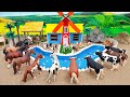 DIY how to make mini Cows, Horse Farm Diorama - Cattle Farm - Barn Animal - Farm House