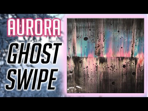 Easy Pastel Ghost Swipe | Acrylic Pour Tutorial