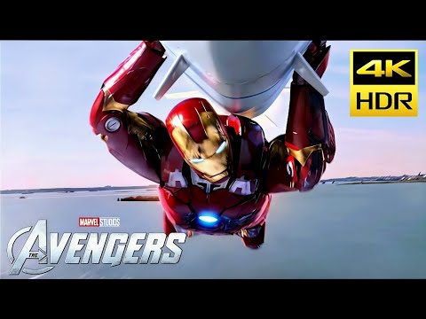 Iron Man Carries the Nuke Scene 4K | The Avengers (2012) Movie Clip