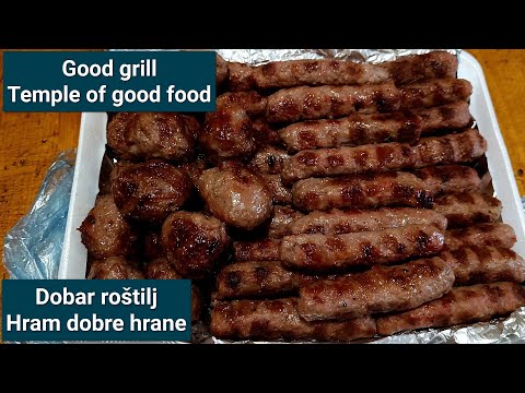 Roštilj HRAM DOBRE HRANE Požarevac Ćevapčići, Pileće belo, Uštipci The Temple of good food