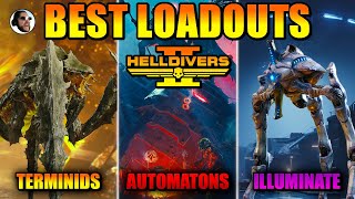 Helldivers 2 - My Updated Best Loadouts for Every Faction (Terminids, Automatons & Illuminate)