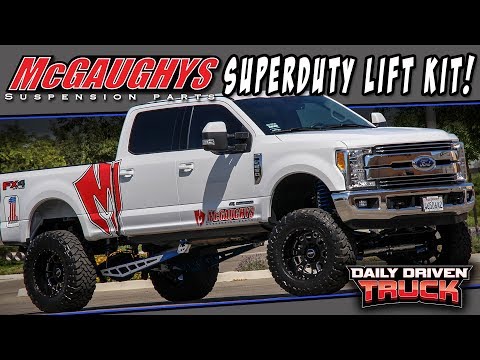 McGaughys 9" Lift on a 2017 F250 SuperDuty - SOTA Offroad wheels & 38" tires