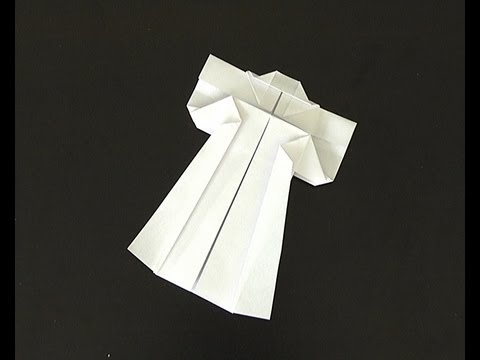 origami pliage papier kimono
