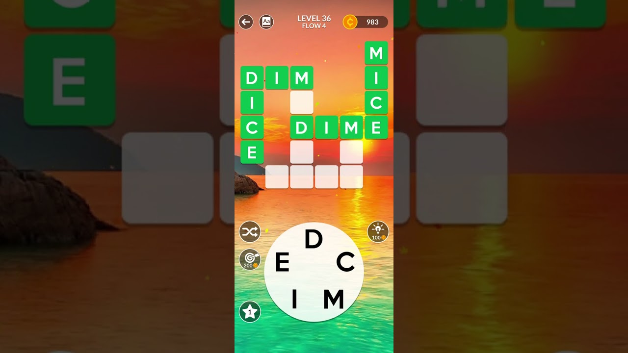 Wordscapes (Android): Level 36