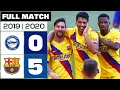Deportivo Alavés 0 5 FC Barcelona FULL MATCH LALIGA EA SPORTS 2019 20