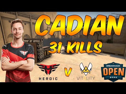 Cadian 31 Kills POV on Mirage Highlights (Heroic v Vitality) Dreamhack Grand Finals CS:GO