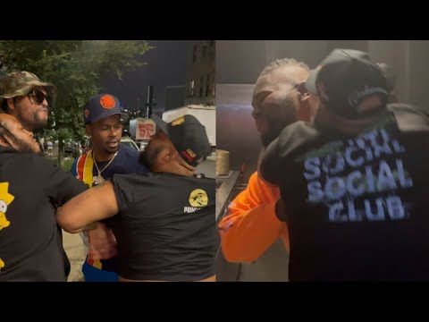 Queenz Flip snatches Dave East phone & reminds Fat Boy he got check in with him when he come to NYC