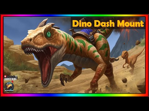Paladins 5.1 Schism PTS - Dino Dash New Mount, First Look Gameplay
