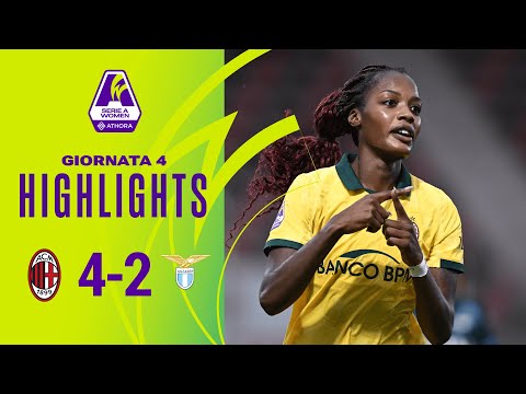 Milan-Lazio 4-2 | Double Van Dooren, Renzotti and Ijeh for rossonero poker | #AthoraWomenSeries