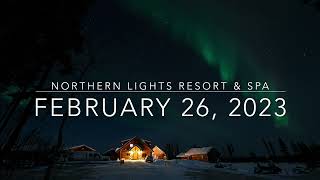 Northern Lights &amp; Aurora Borealis, Whitehorse, Yukon, Canada - February 26, 2023 - Time-Lapse 4/4