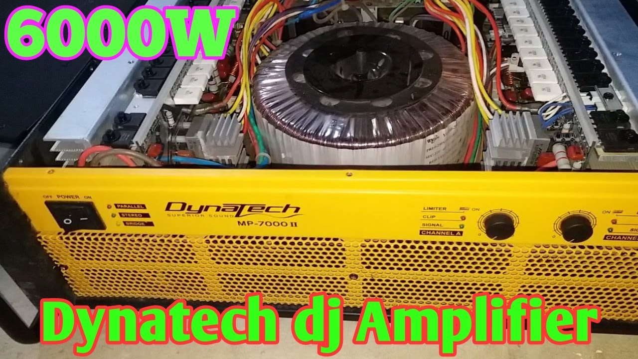 Dynatech Dj Amplifier MP 7000 Short REVIEW in Hindi