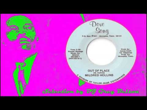 Gospel Modern Soul 45 - Mildred Hollins - 'Out of place'