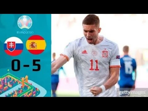 Spain vs Slovakia Highlights  Euro 2021 5-0 all Goals