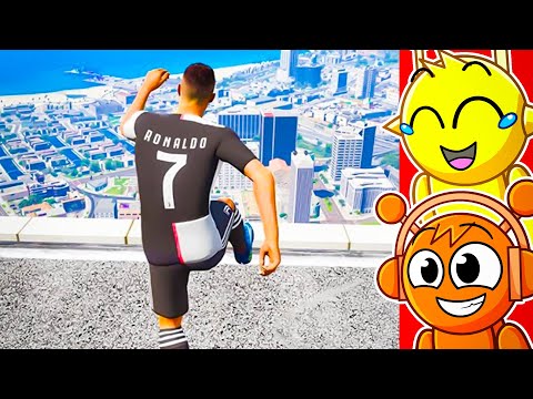 Reacting to CRISTIANO RONALDO in GTA 5