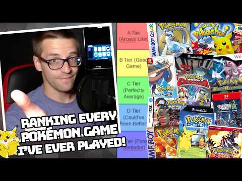 Ranking Every Pokémon Game I've Ever Played!
