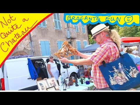 Not Quite a Chateau DIY 334 - Herrison Brocante - Antiques, Taxidermy, Hats, Chandeliers and a Zebra