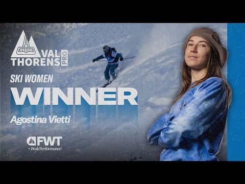 Agostina Vietti Ski Woman Winning Run - 2026 Val Thorens Pro