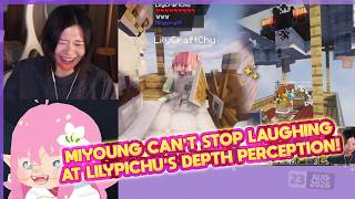 Miyoung CAN'T STOP LAUGHING at LilyPichu's Depth Perception MULTIPLE TIMES!