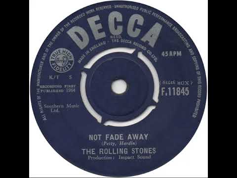 UK New Entry 1964 (43) The Rolling Stones - Not Fade Away