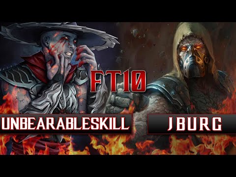 WHAT A BLOODBATH! - Unbearableskill vs Jburg FT10 - MKX