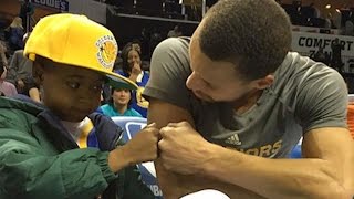 Steph Curry Grants Fan with Cancer His Dying Wish, Coach Kerr Says He's Better Than Michael Jordan