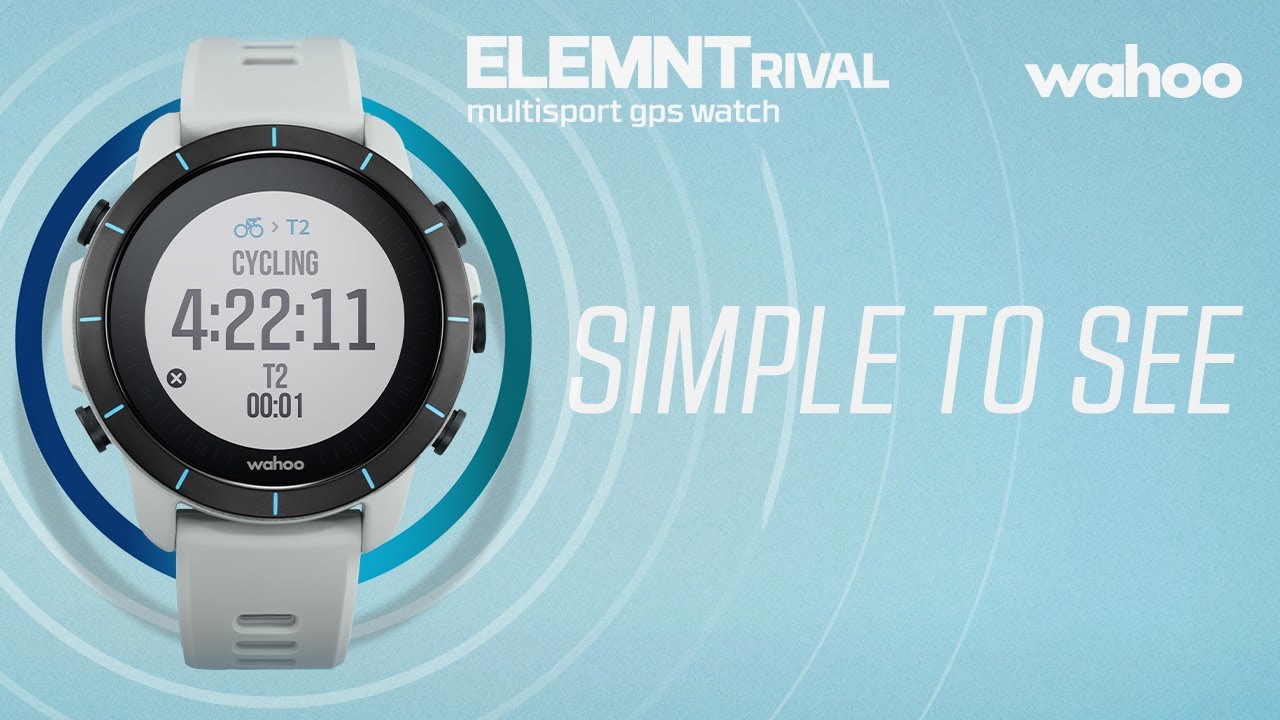 Wahoo ELEMNT RIVAL Multisport GPS Watch