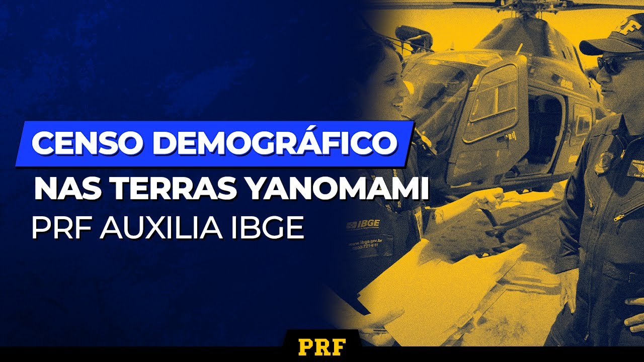 PRF auxilia o IBGE no Censo Demográfico na Terra Indígena Yanomami