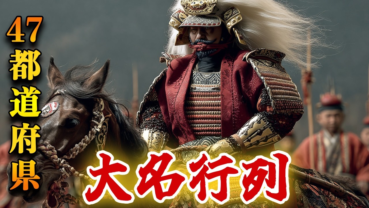 【超リアル】全国47都道府県の有名武将たちの大名行列パレード