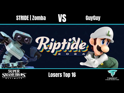 STRIDE | Zomba (R.O.B.) vs GuyGuy (Luigi) - Ultimate Losers Top 16 - Riptide 2024