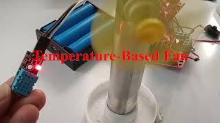 Download the video "Temperature Controlled Fan Speed Using Arduino, L298N  & DHT11 Sensor"