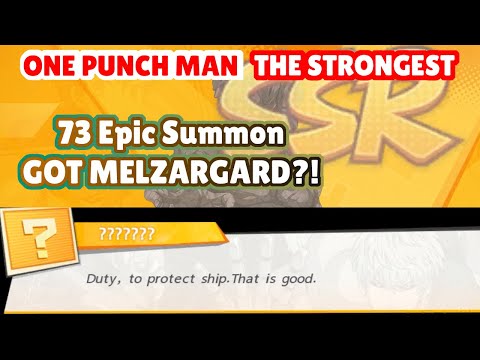 OP GACHA PULL Melzargard?! 🔥 73 EPIC TICKETS Recruit VOUCHER Summons | One Punch Man The Strongest