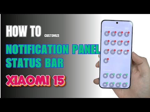 How to Edit Notification Panel | Status Bar Xiaomi 15