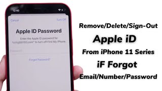 iPhone 11 |iPhone 11 Pro| iPhone 11 Pro Max - Remove Apple iD -Delete iCloud From iPhone 11 Series