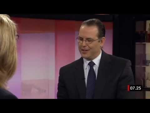 Magdalena Andersson (S) och Anders Borg (M) debatterar höstbudgeten 2012 i gomorron sverige