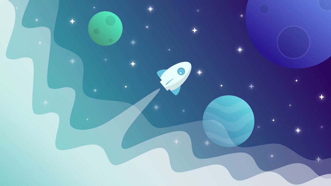 Space Illustration Template Kit