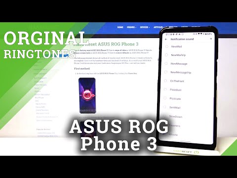 Find Notifications Sounds List on ASUS ROG Phone 3 – Locate Notification Sounds Settings
