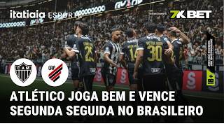 ATLÉTICO JOGA BEM, VENCE ATHLETICO-PR E CONFRIMA ASCENSÃO NO BRASILEIRO