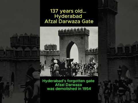Hyderabad’s Forgotten Gate | Afzal Darwaza 137 Years Old #shorts