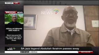 Sipho "Hotstix" Mabuse pays tribute to Abdullah Ibrahim