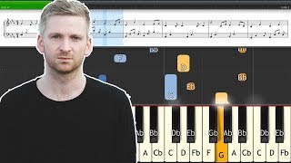 Saman (Ólafur Arnalds) Piano Tutorial Synthesia + Sheet Music