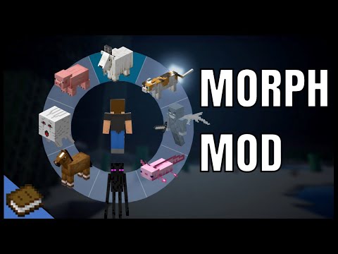 Morph Mod, Play as any Mob - MINECRAFT