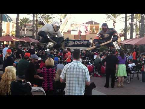 Anaheim Ducks Watch Party at the Irvine Spectrum 4/19/2013