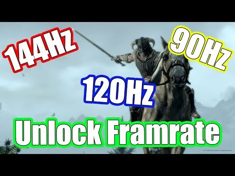 Skyrim Special Edition Unlock Frames || Fix Physics || Lock FPS